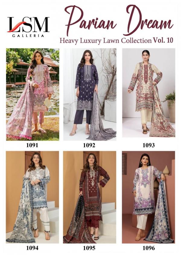 LSM Parian Dream Vol-10 – Karachi Dress Material